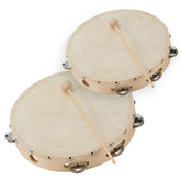 Soundsation Jingle Tambourine Bundle - Percussion de taille 1 x 6" + 8"